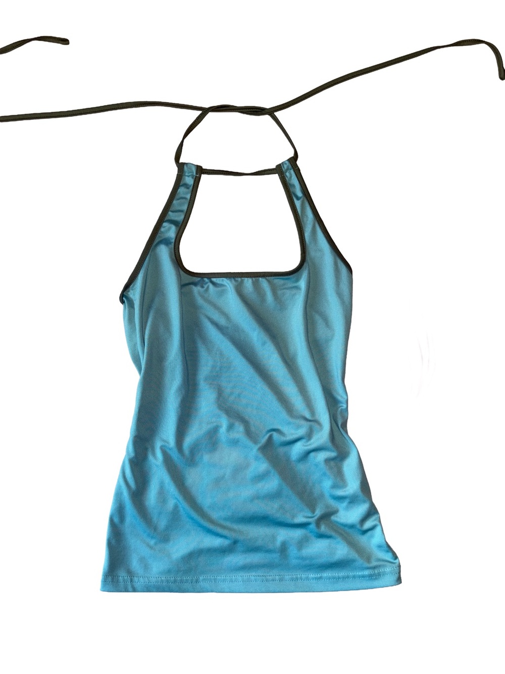 Women’s Blue Halter Tank Top
